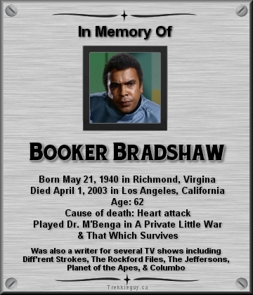 Booker Bradshaw
